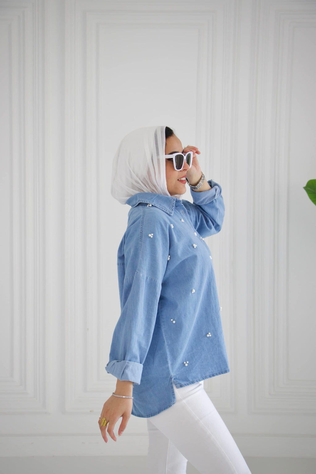 Pearl Denim Shirt