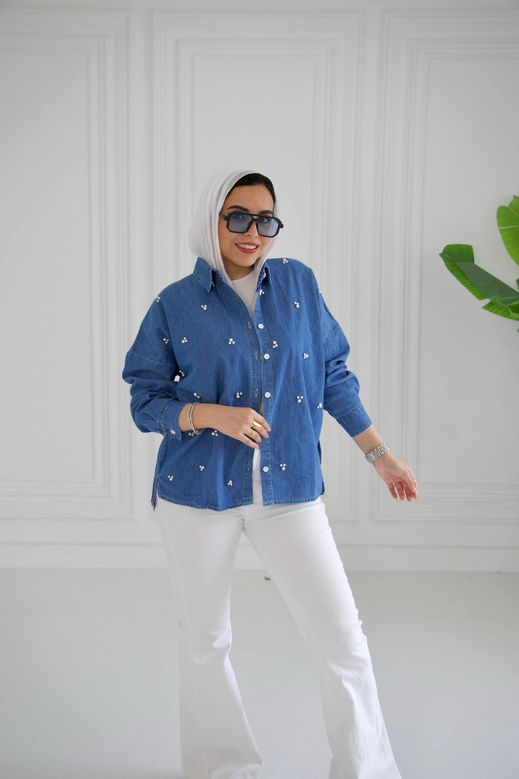 Pearl Denim Shirt