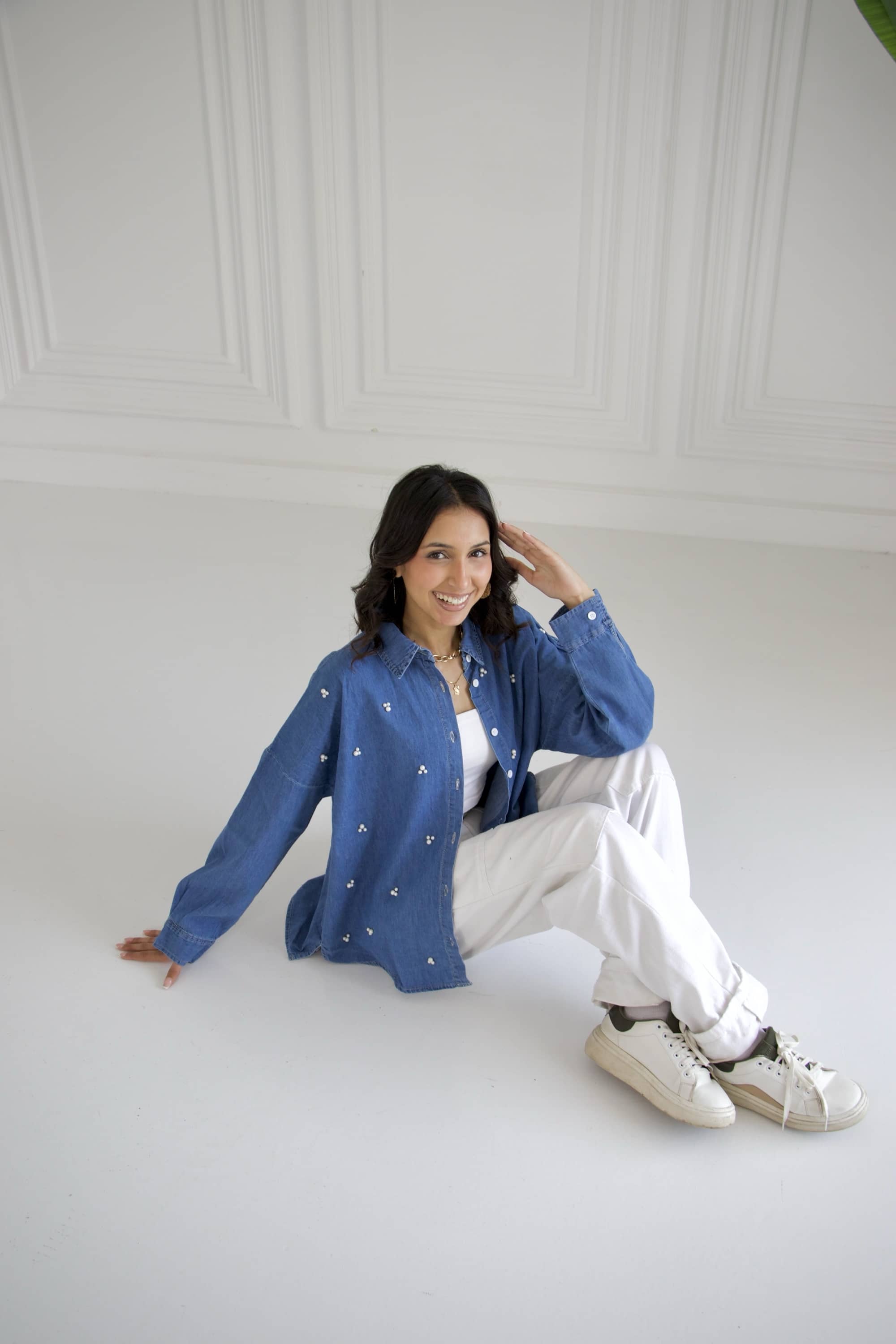 Pearl Denim Shirt