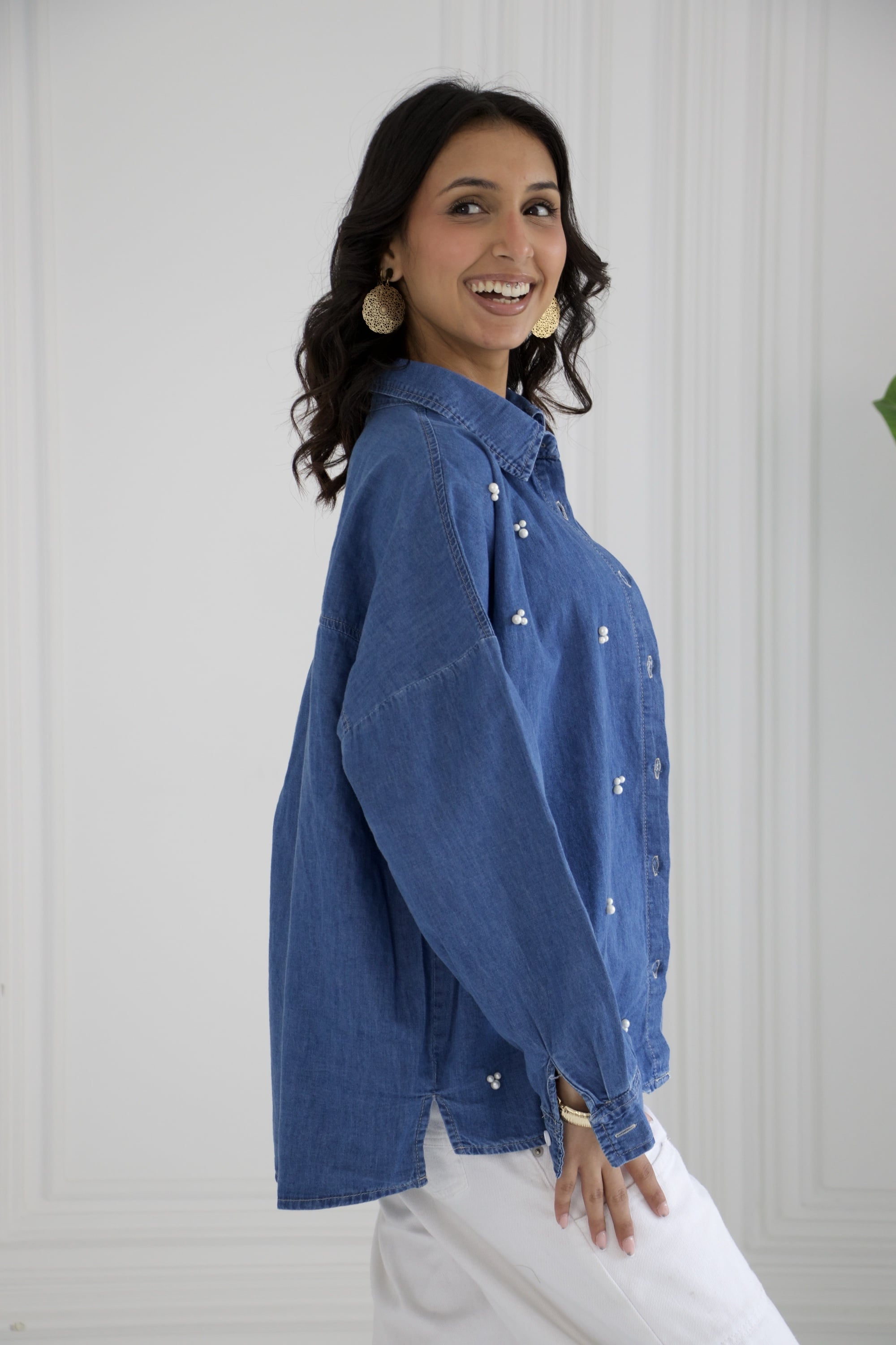 Pearl Denim Shirt