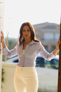 SlimWaist Striped Shirt