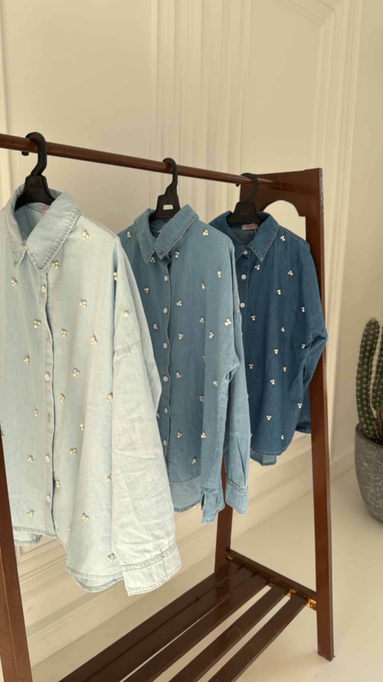 Pearl Denim Shirt