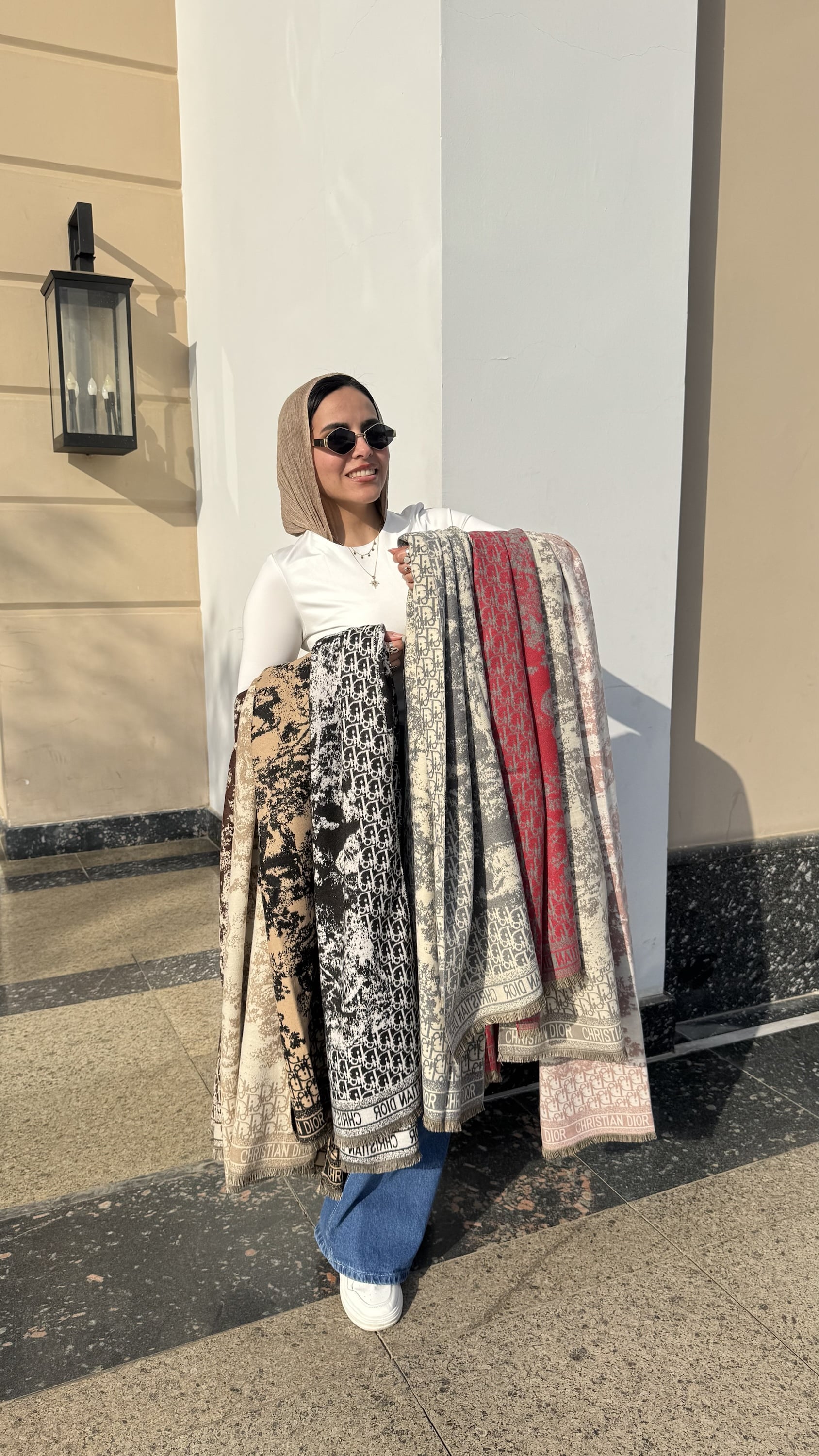 Trendy Christian Dior Shawl
