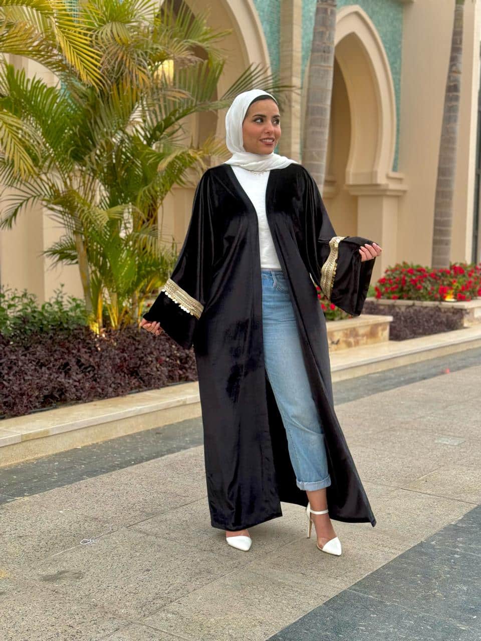 Black velvet Kaftan