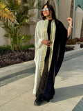 Black X white Kaftan