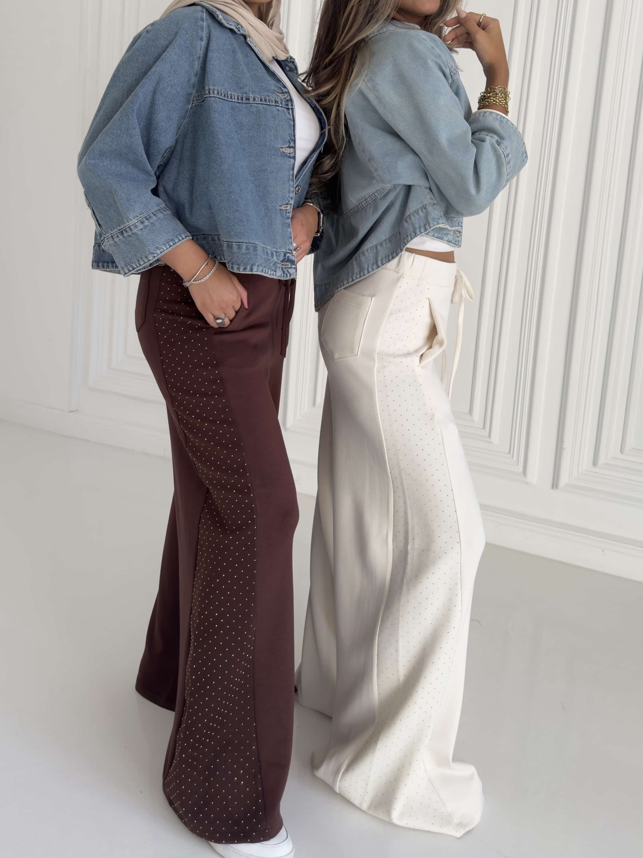 Sparkle Wide-leg Pants