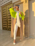 Lemon Mint X Beige Kaftan