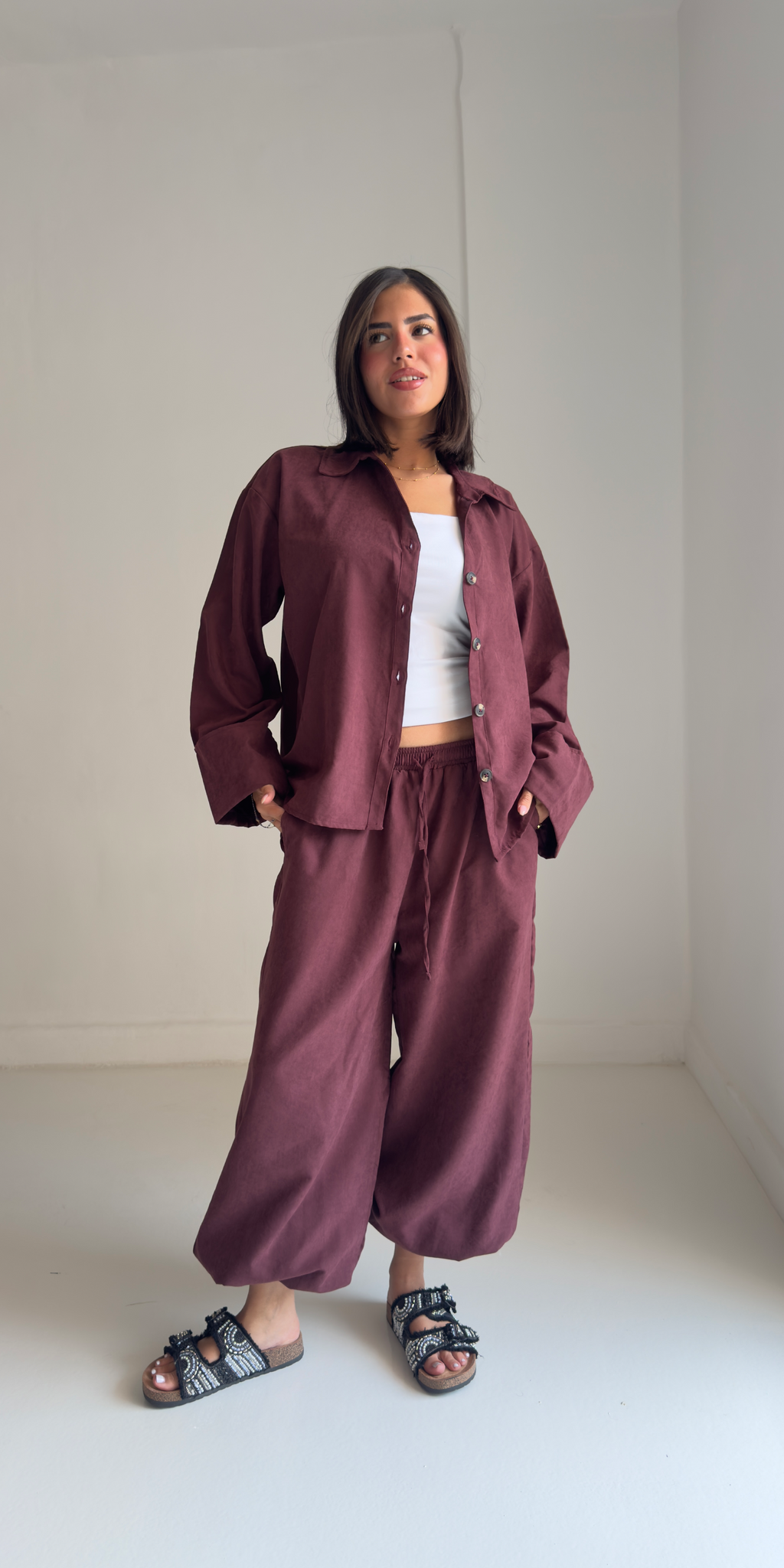 Serene Set In Burgundy