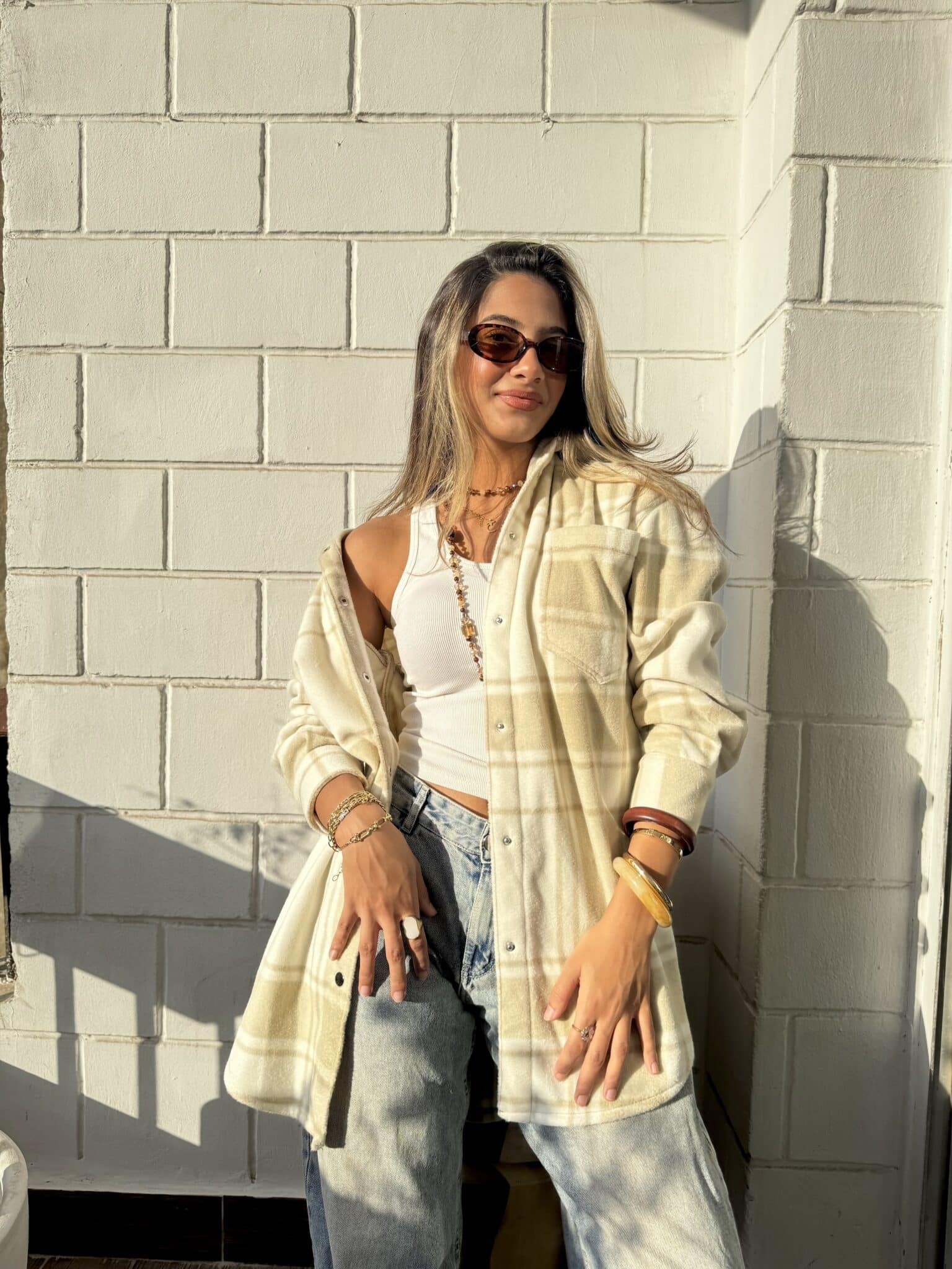 Plaid Oversized Shirt