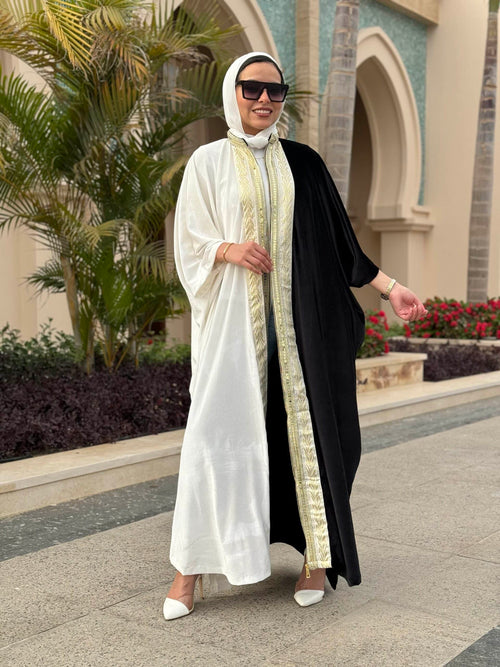 Black X white Kaftan