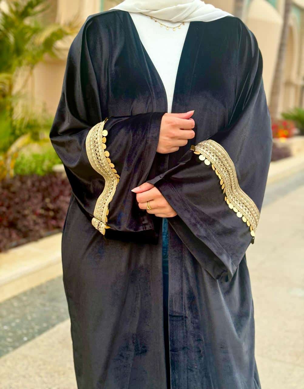 Black velvet Kaftan