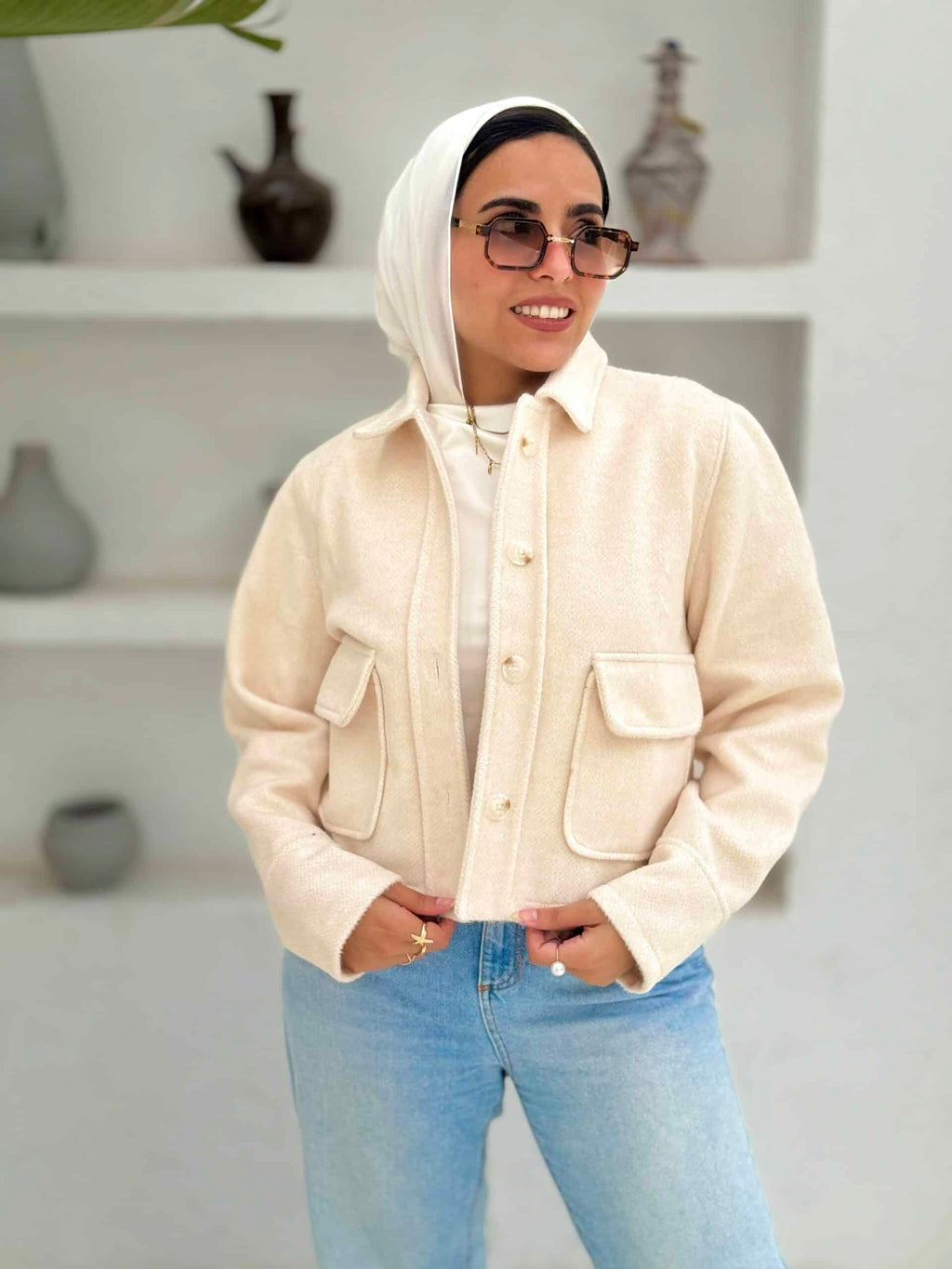 Wool Mohair Jacket