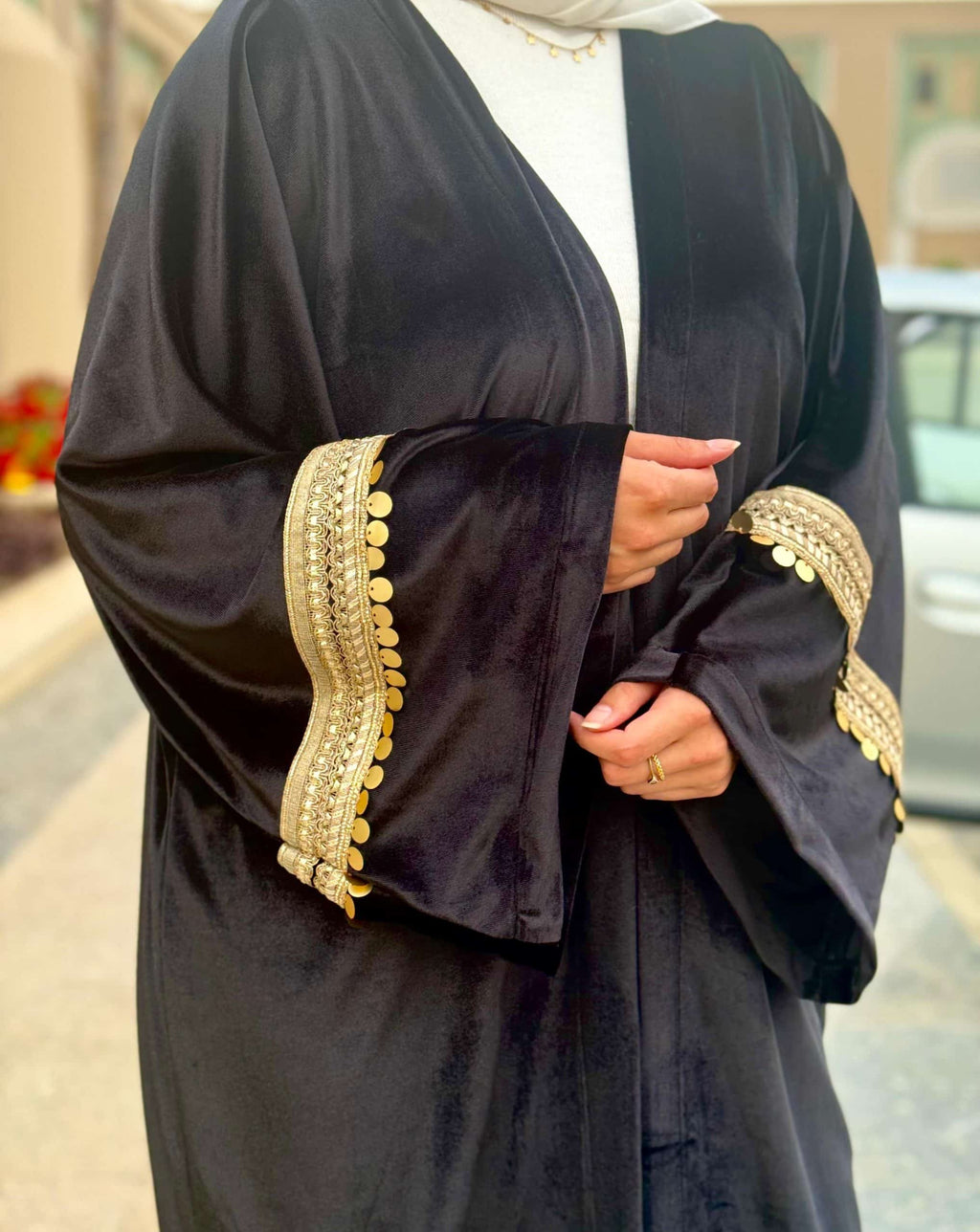 Black velvet Kaftan
