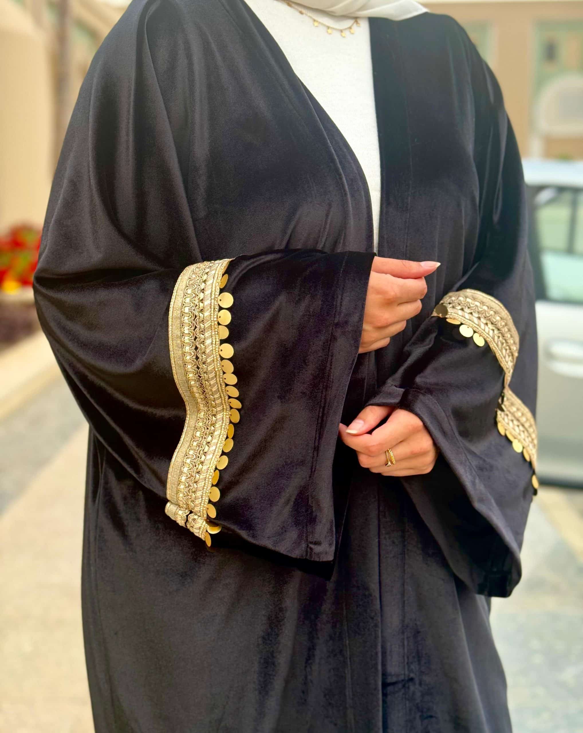 Black velvet Kaftan
