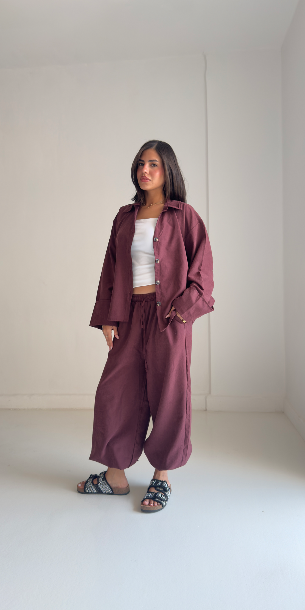 Serene Set In Burgundy
