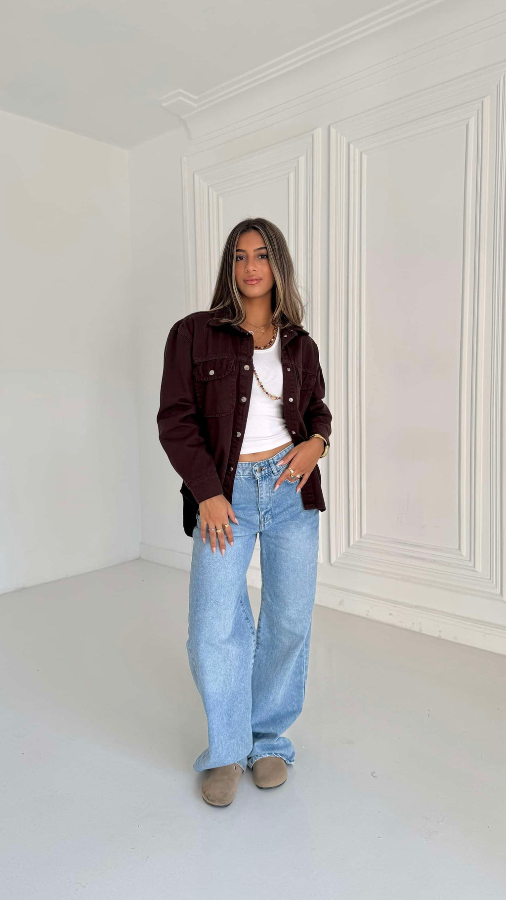 Multicolor Gabardine Jacket