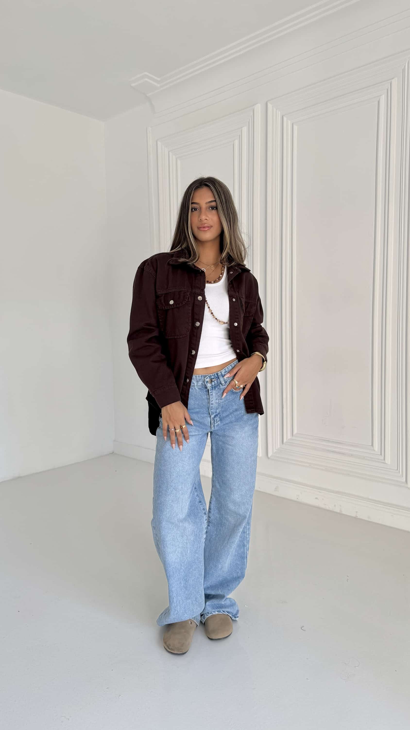 Multicolor Gabardine Jacket