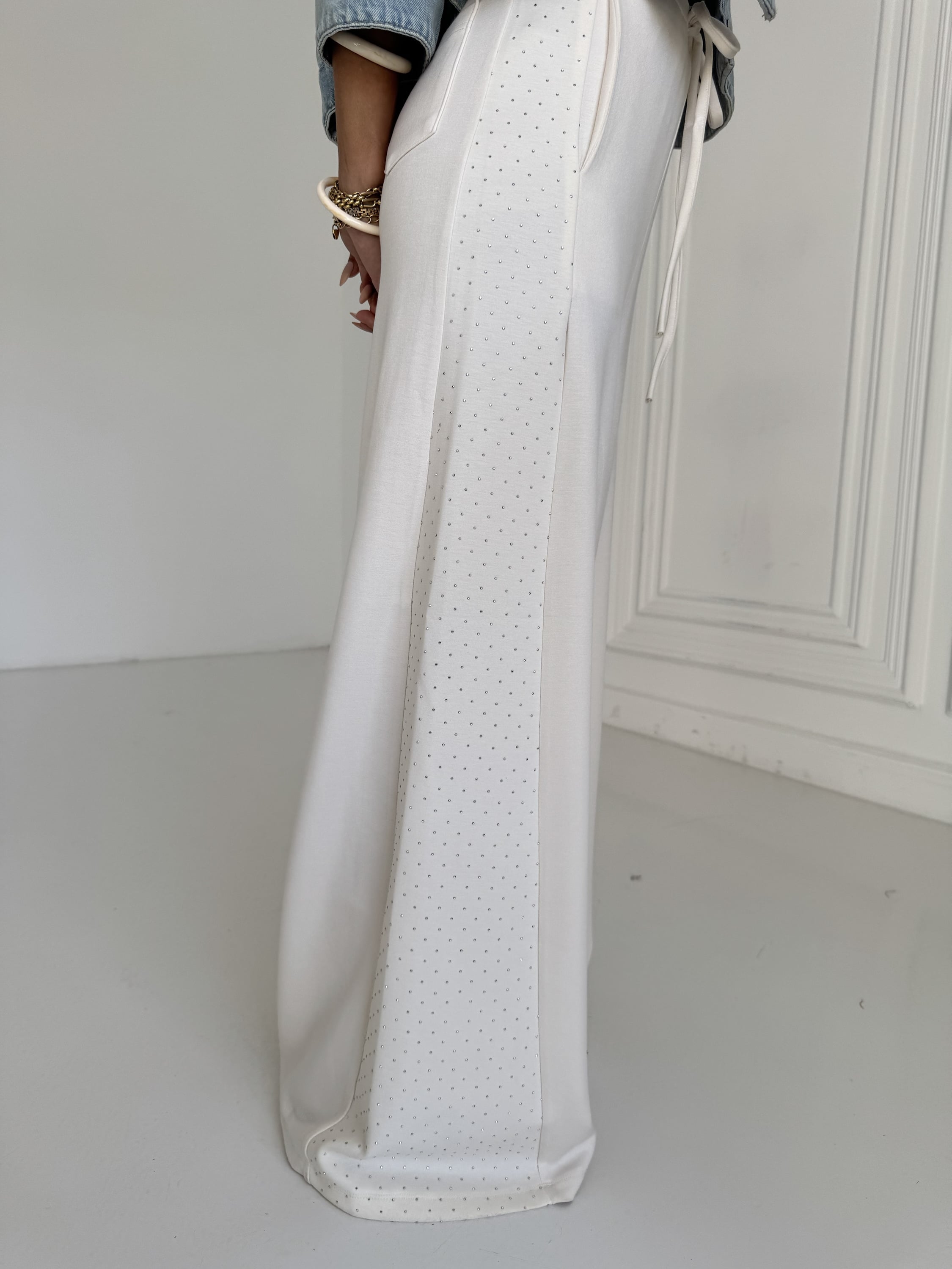 Sparkle Wide-leg Pants