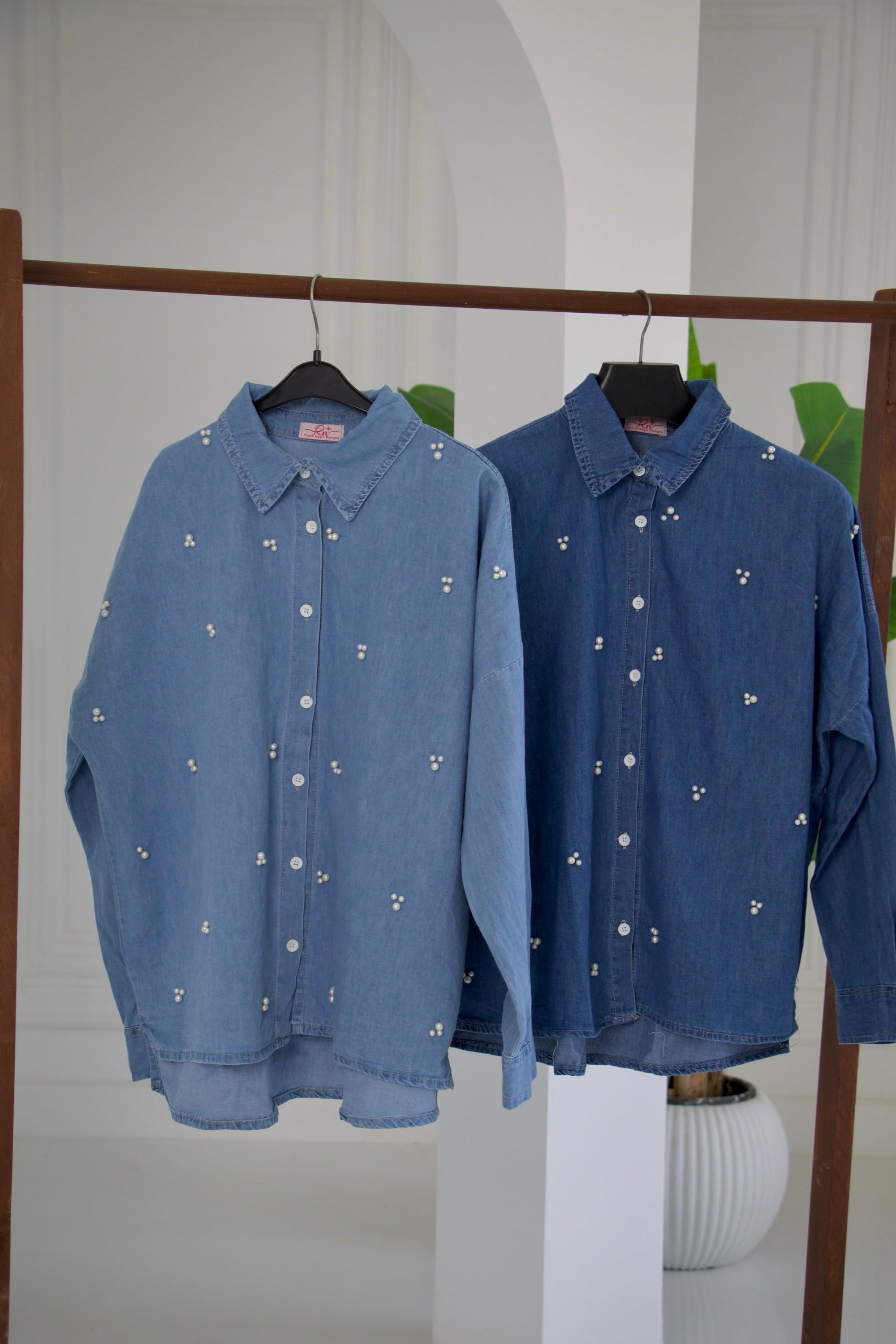 Pearl Denim Shirt