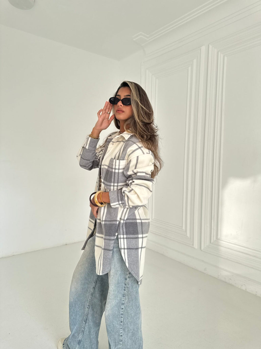 Plaid Oversized Shirt