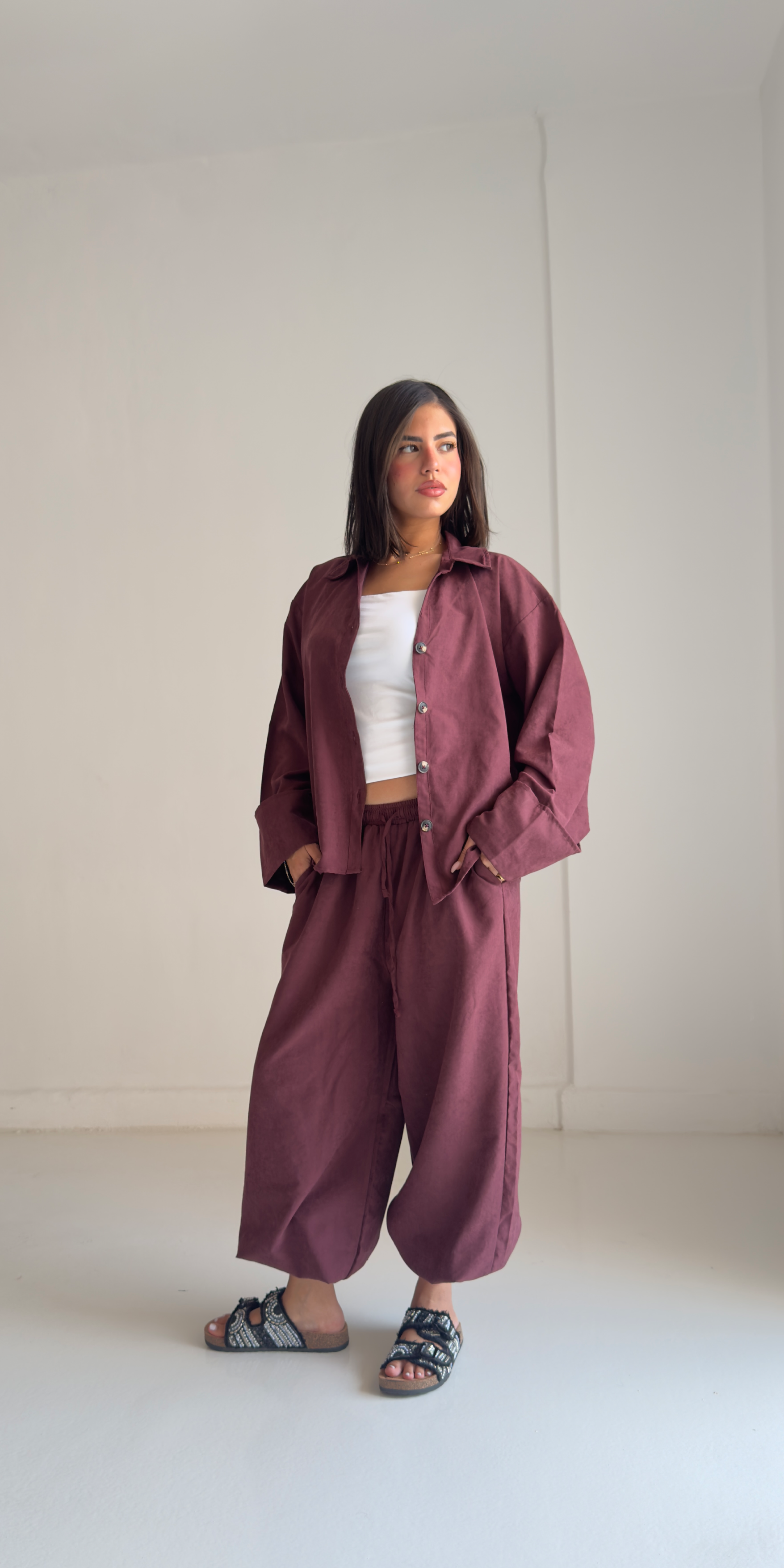 Serene Set In Burgundy