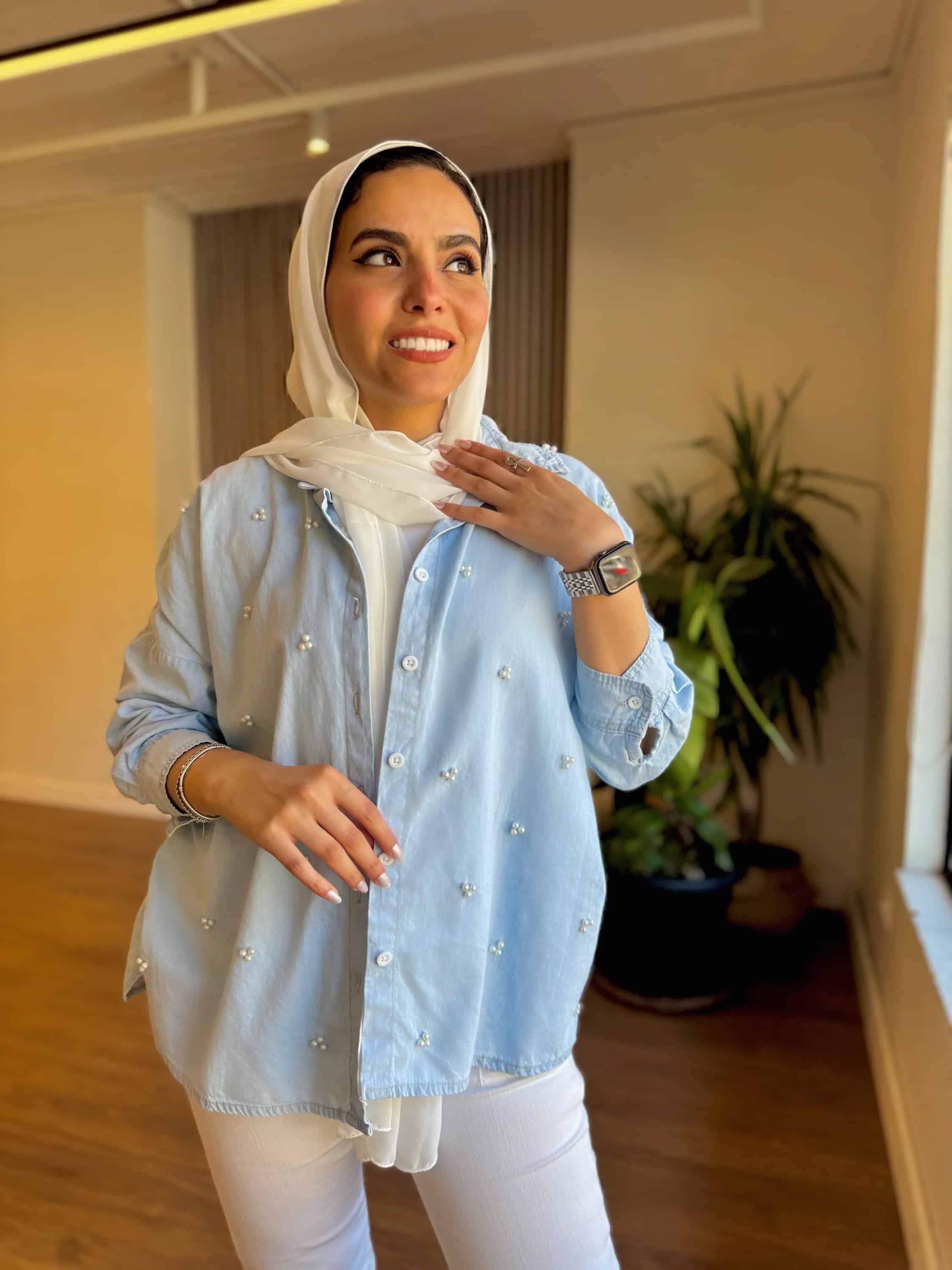 Pearl Denim Shirt