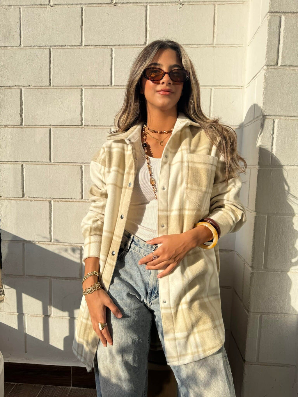 Plaid Oversized Shirt