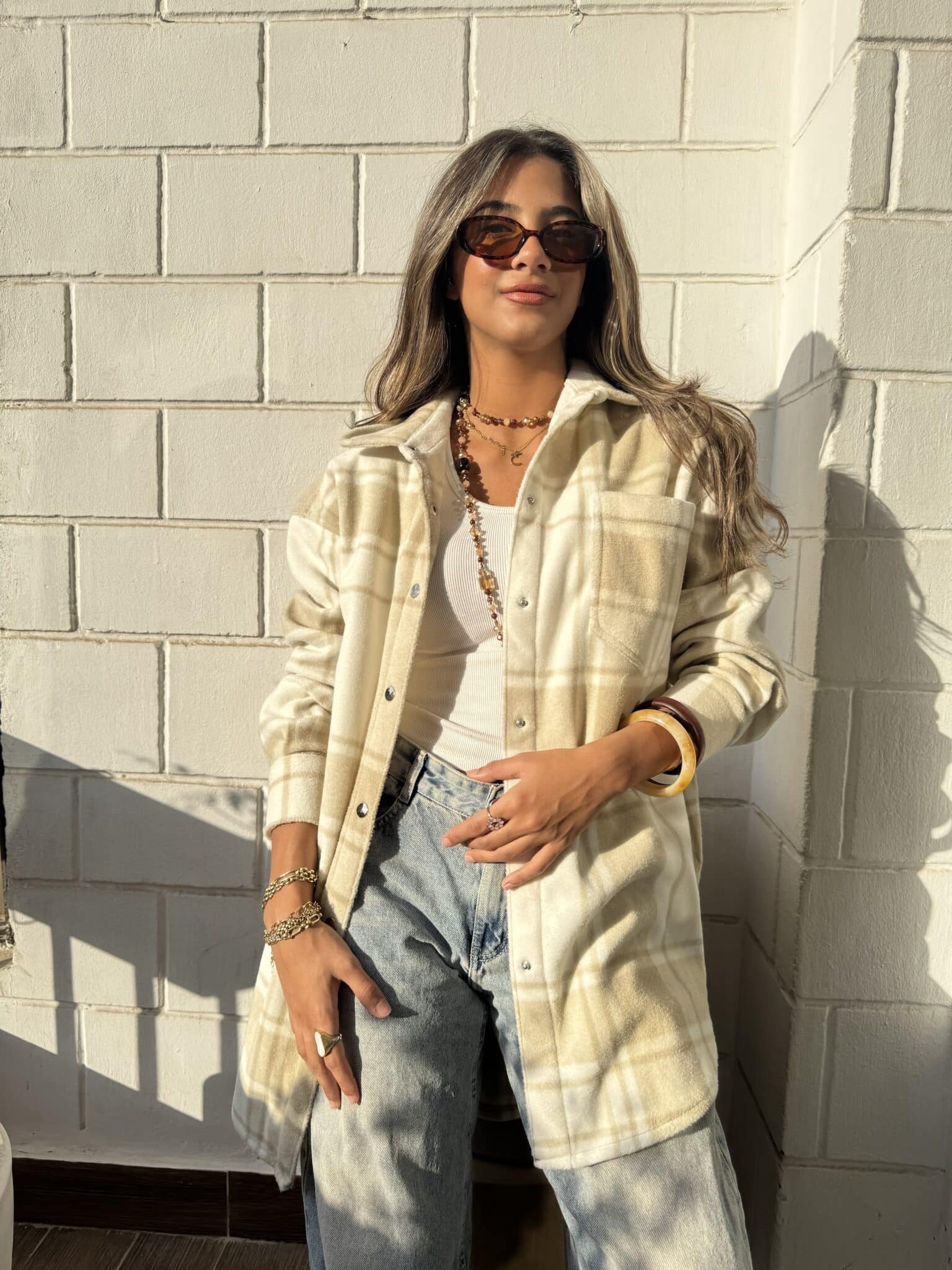 Plaid Oversized Shirt