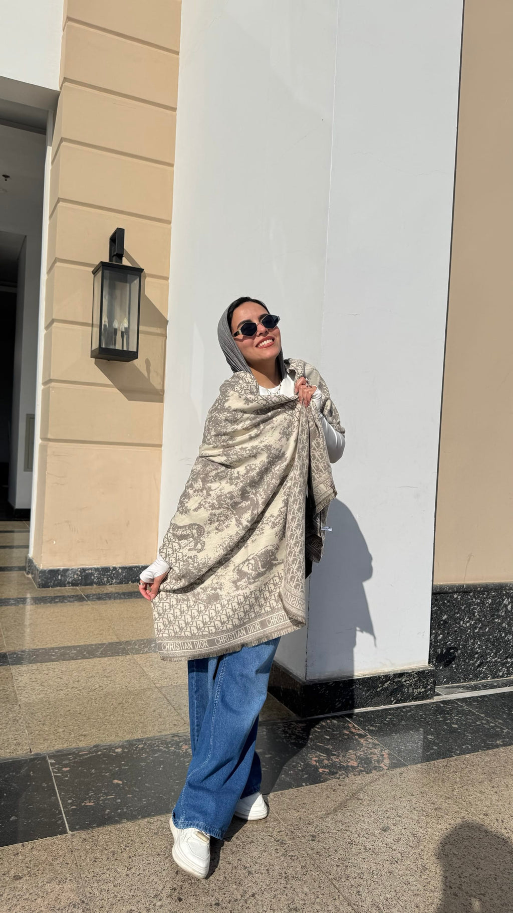 Trendy Christian Dior Shawl