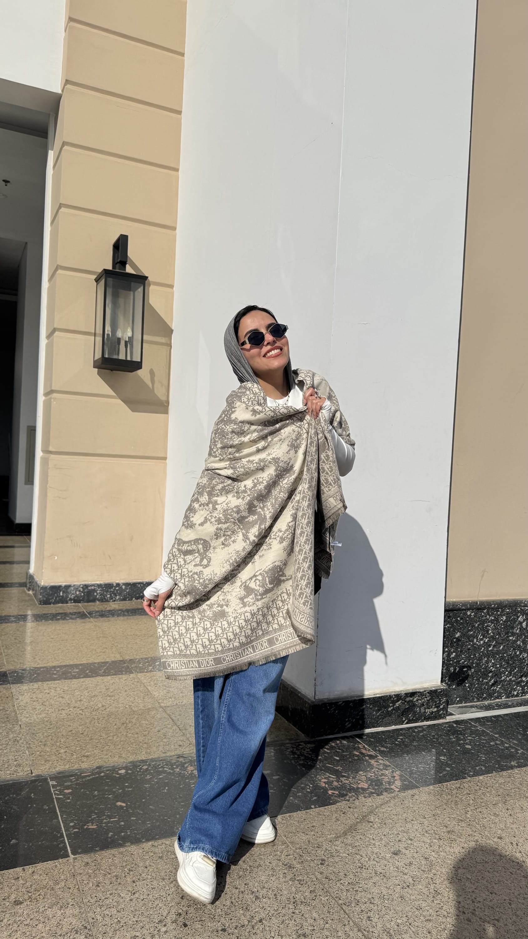 Trendy Christian Dior Shawl