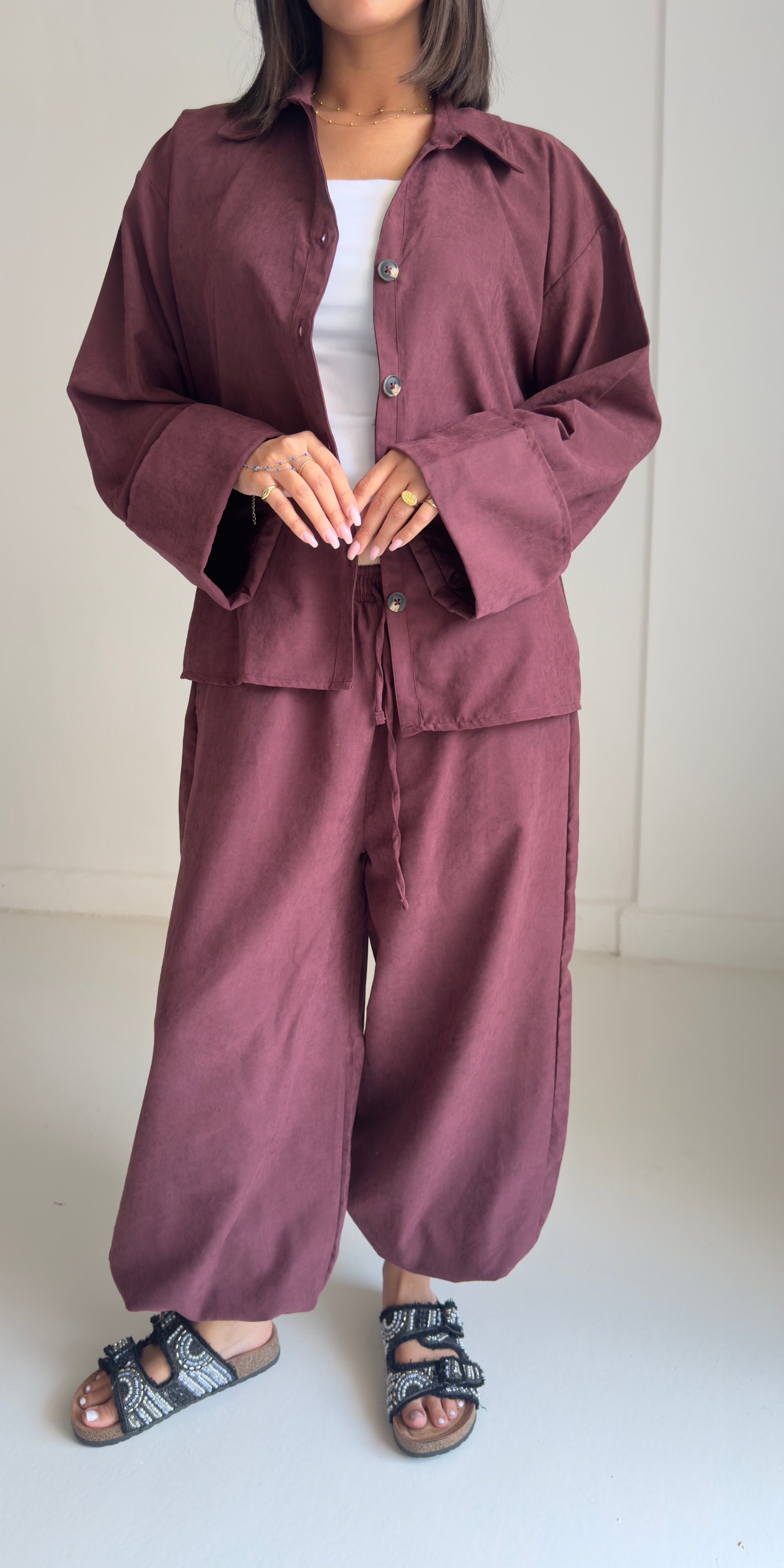 Serene Set In Burgundy
