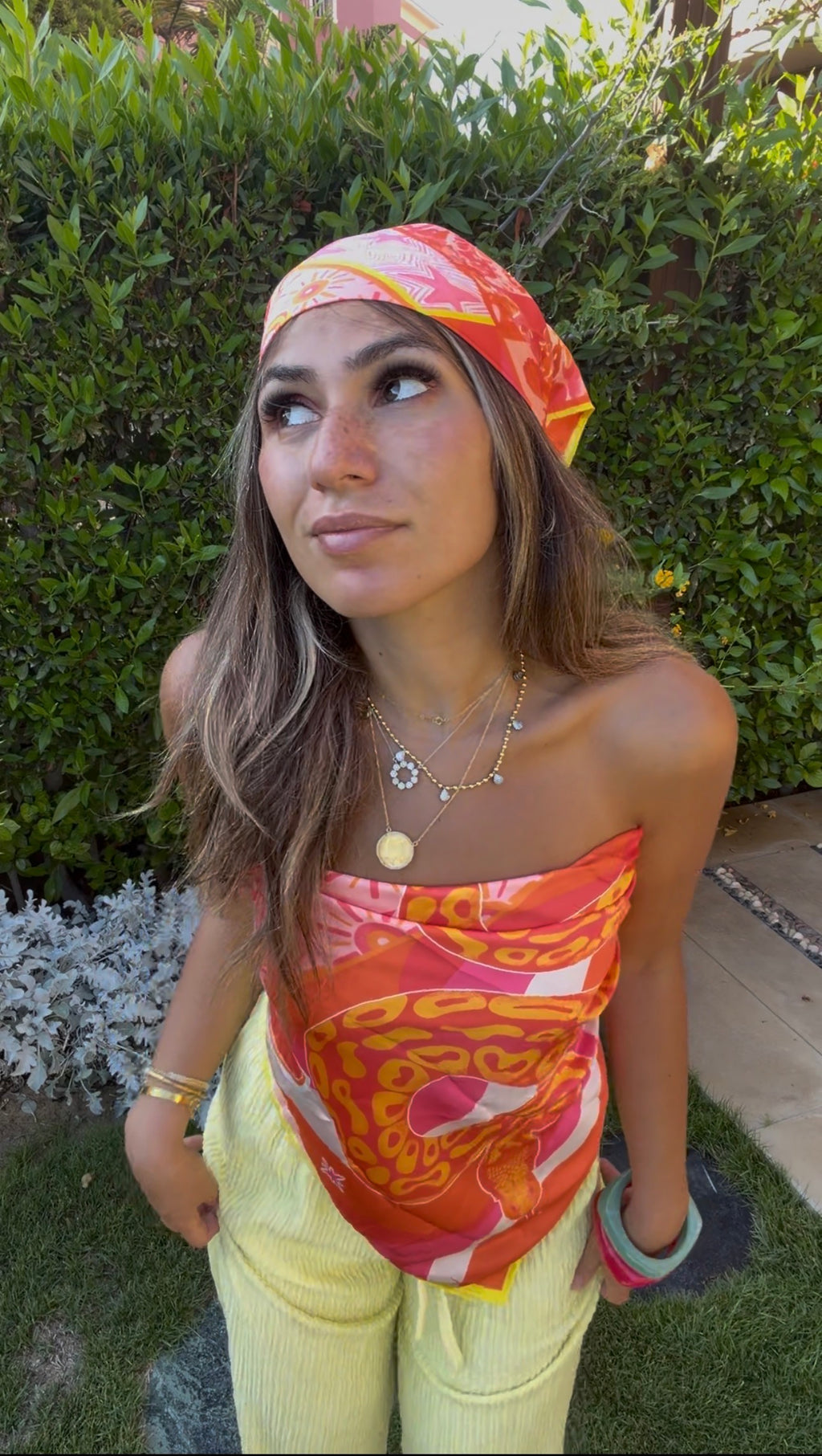 Pinky Snake Scarf