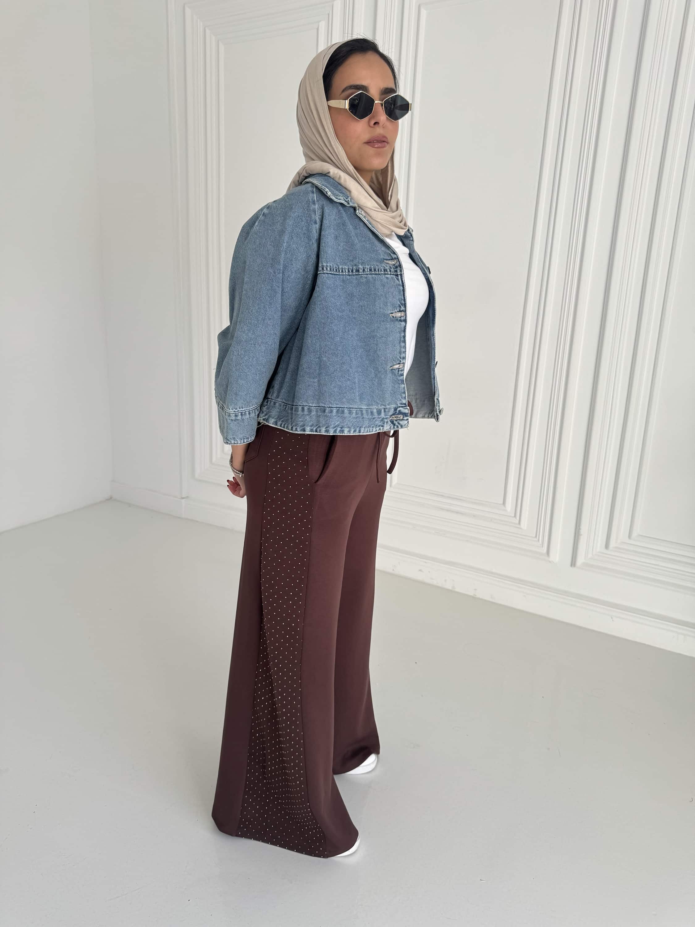 Sparkle Wide-leg Pants