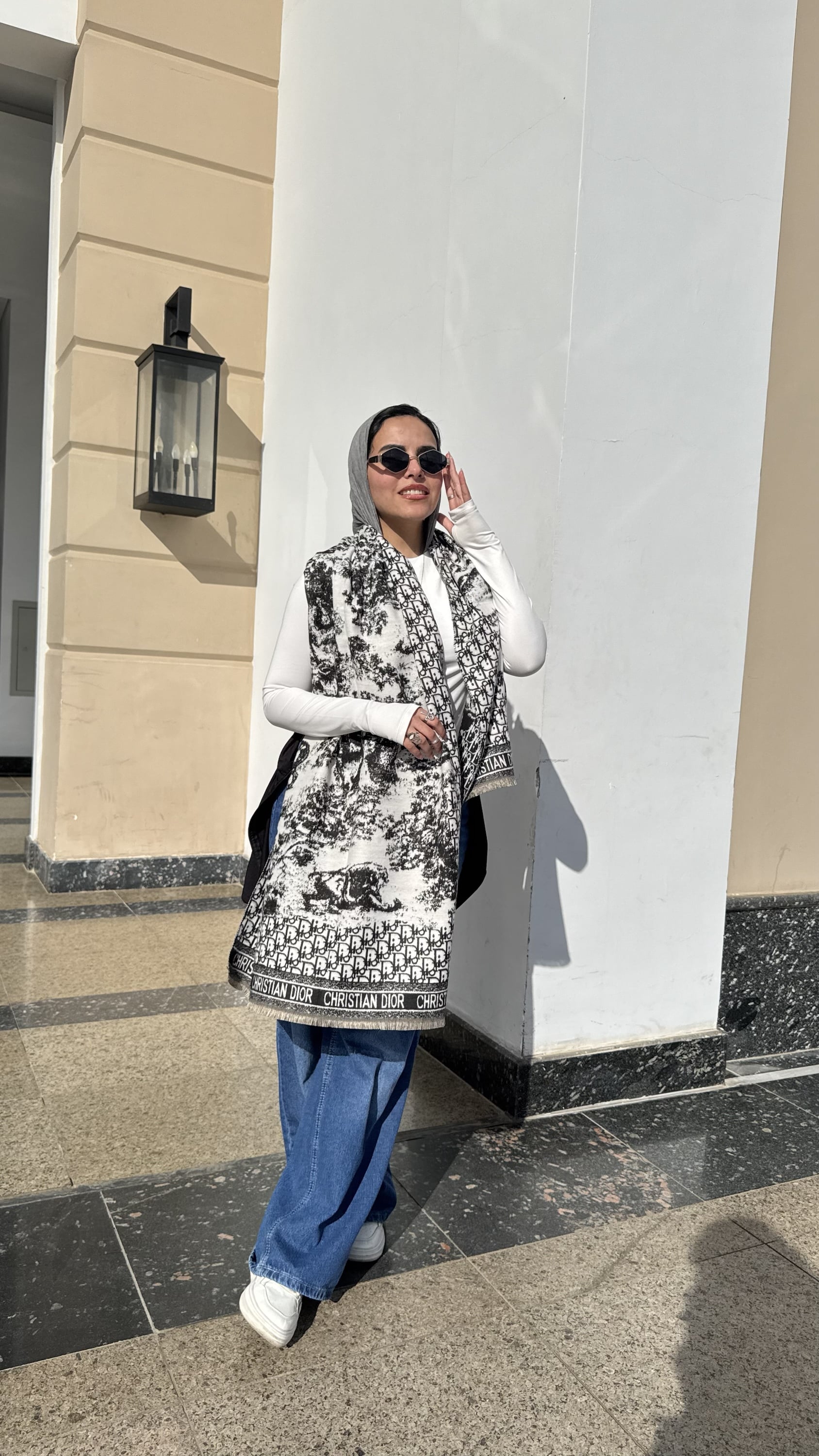 Trendy Christian Dior Shawl