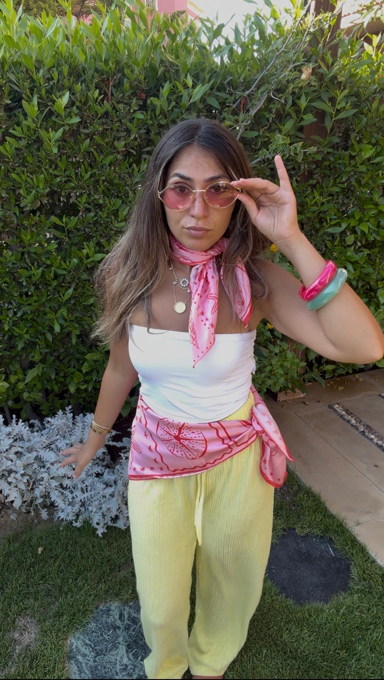 Pinky Seashell Scarf