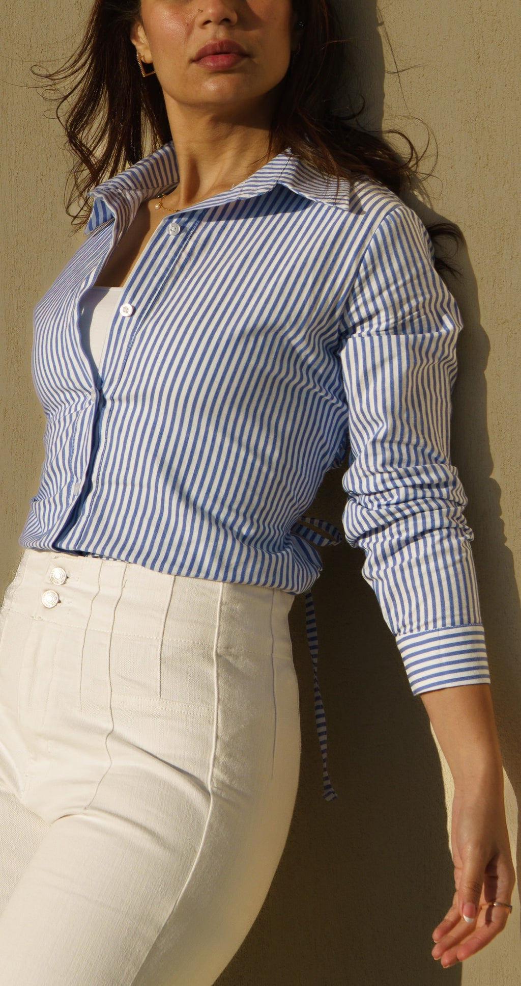 SlimWaist Striped Shirt