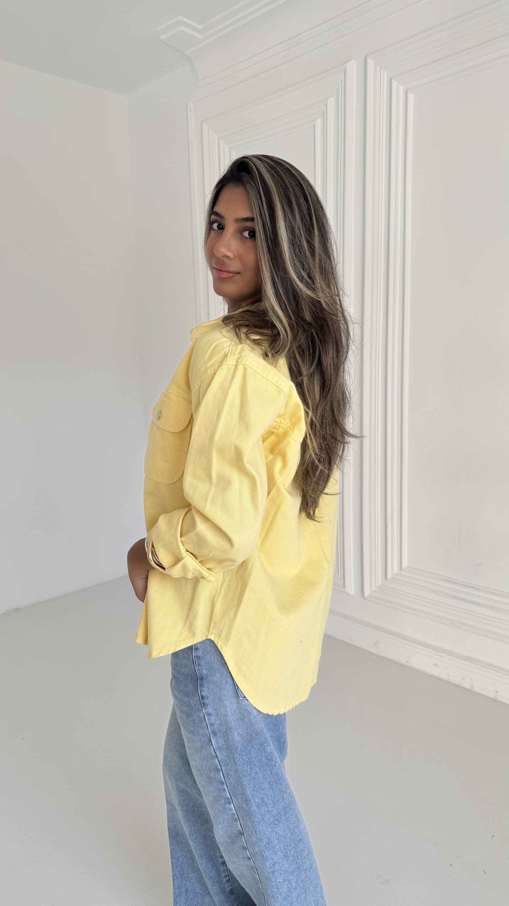 Multicolor Gabardine Jacket