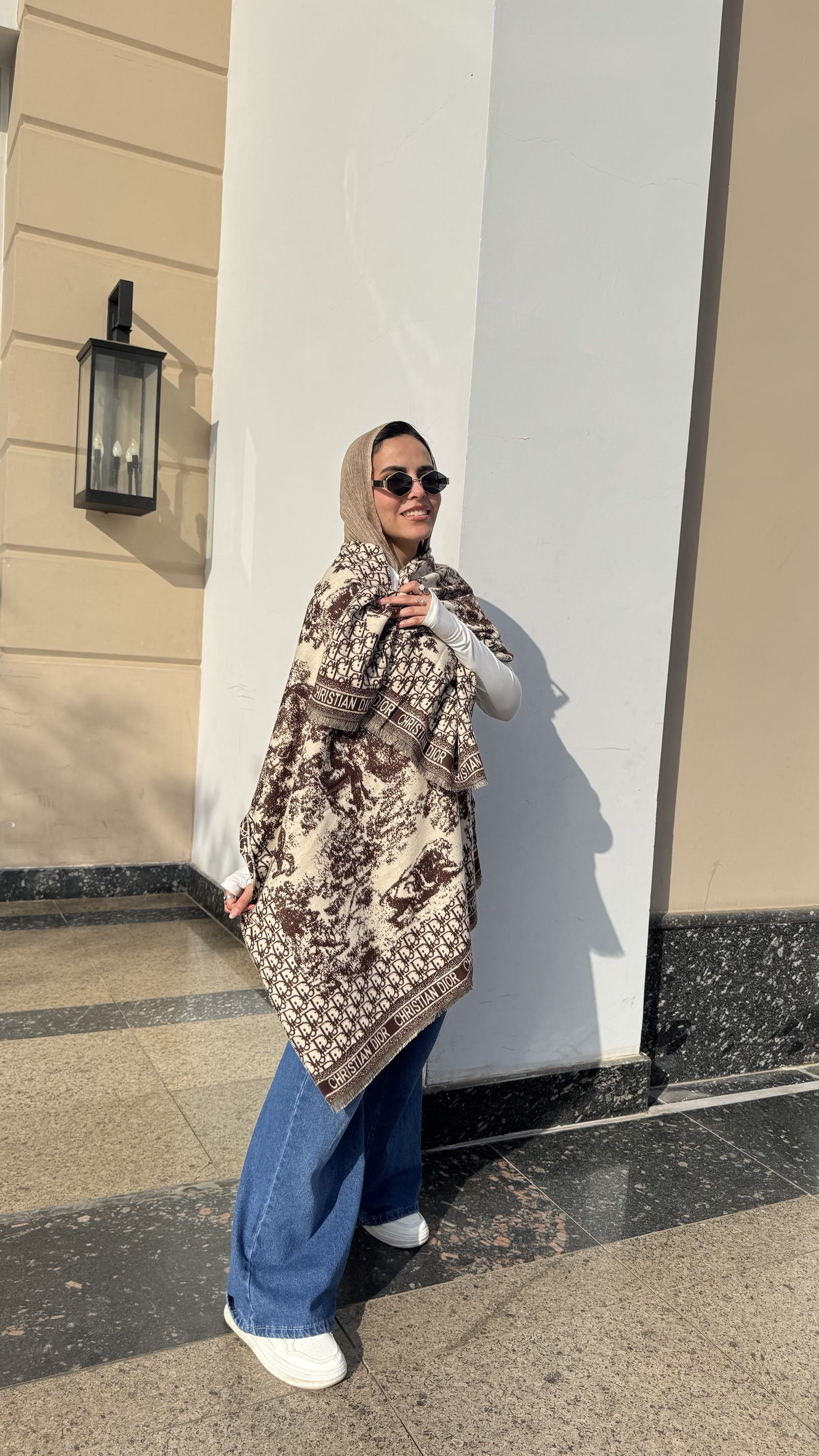 Trendy Christian Dior Shawl