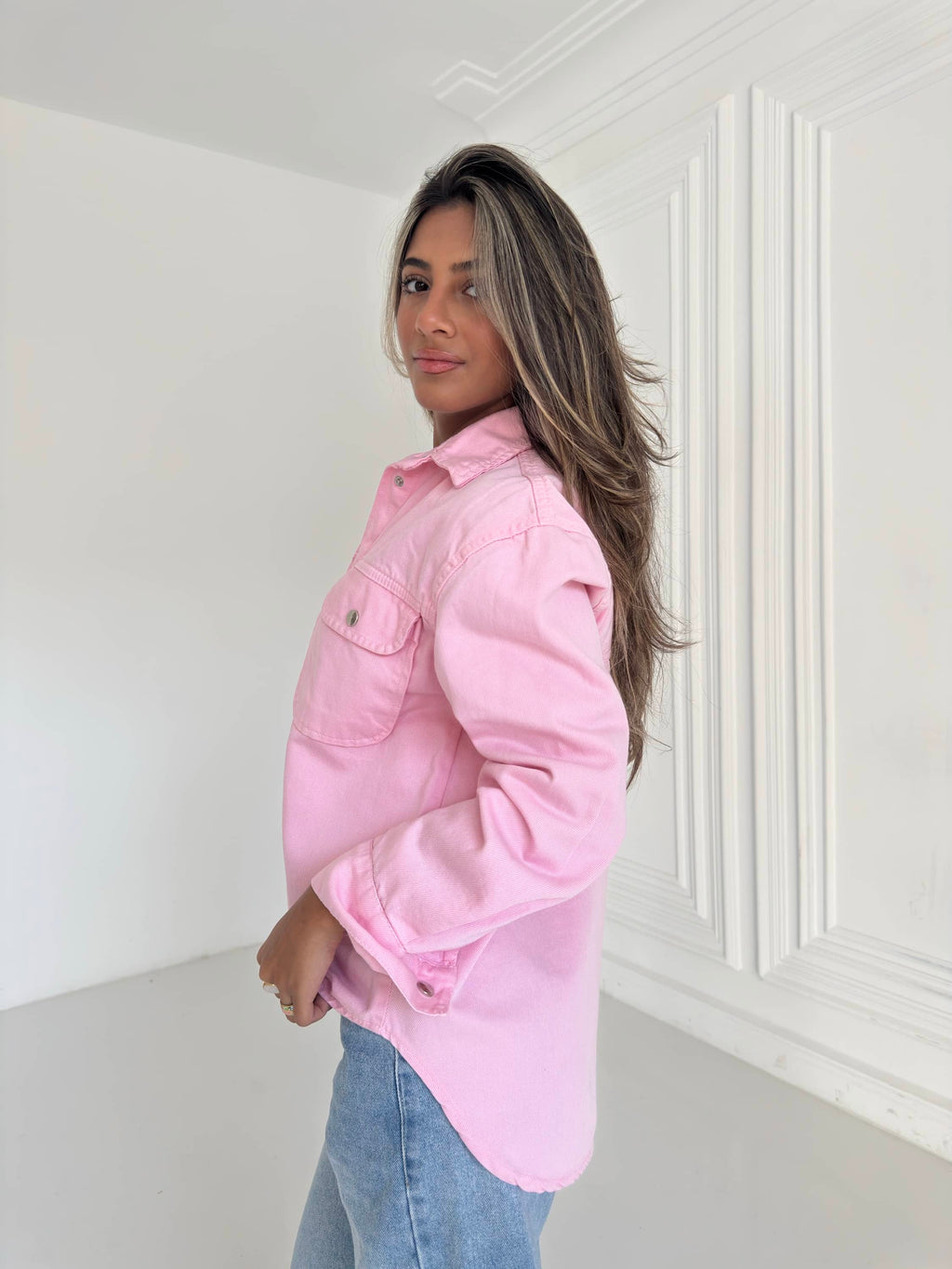Multicolor Gabardine Jacket