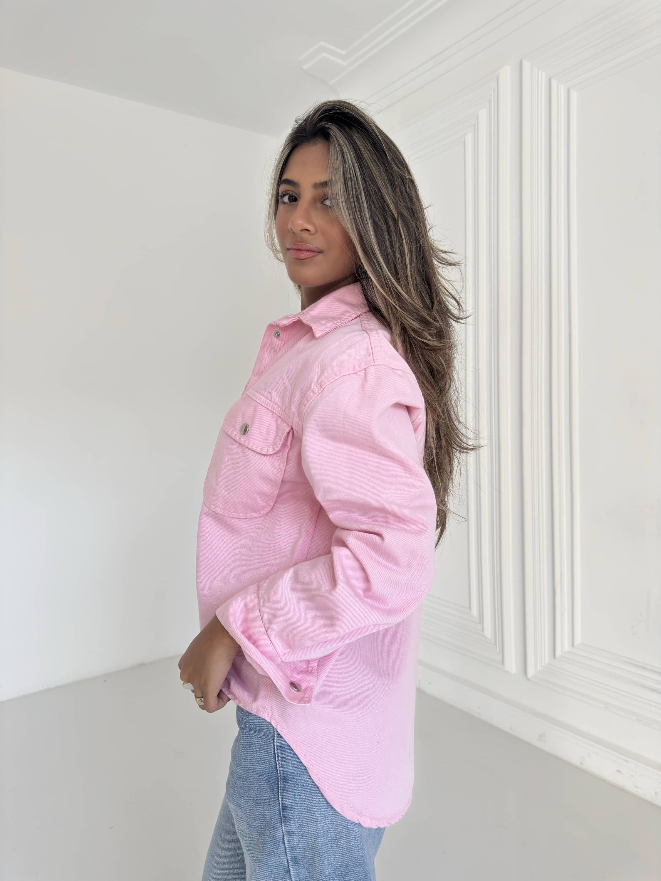 Multicolor Gabardine Jacket