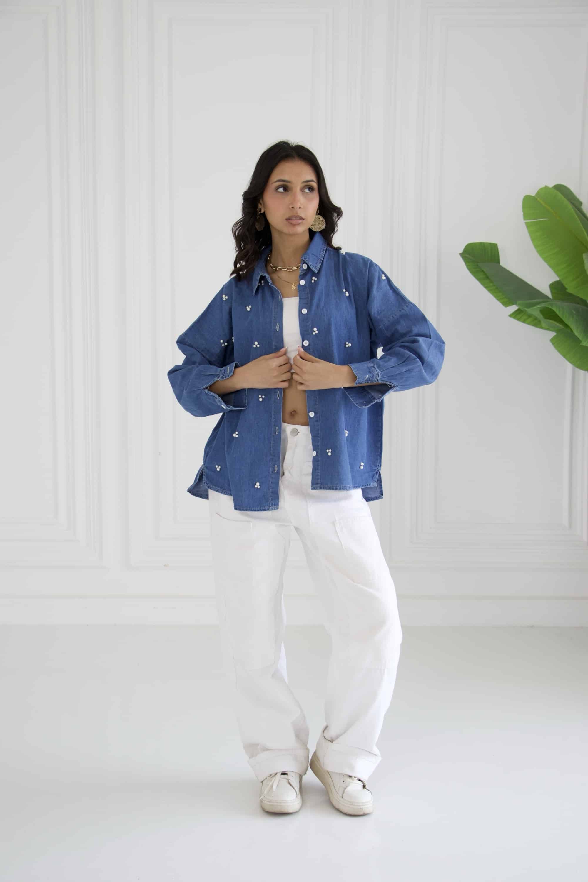 Pearl Denim Shirt