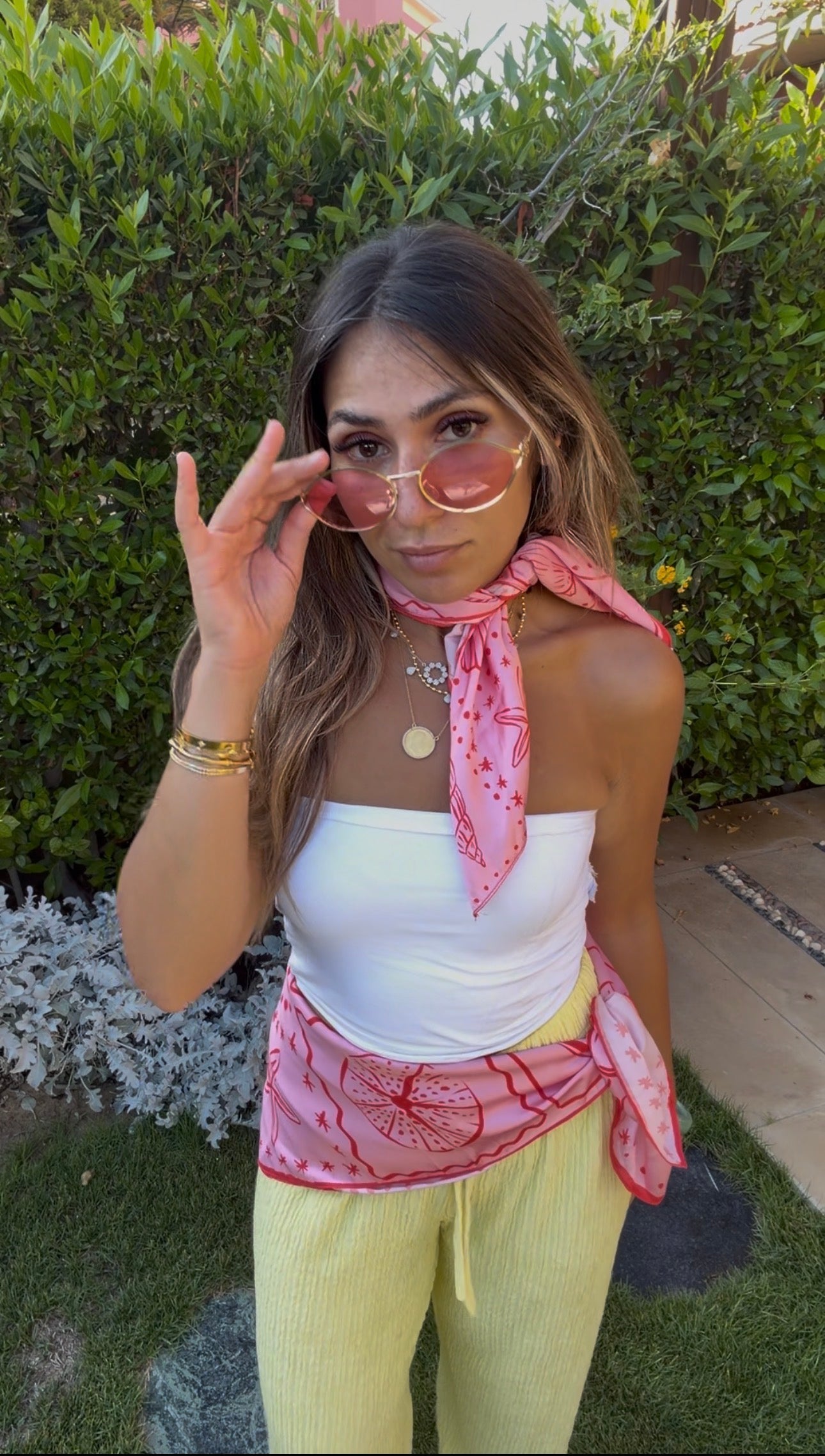 Pinky Seashell Scarf