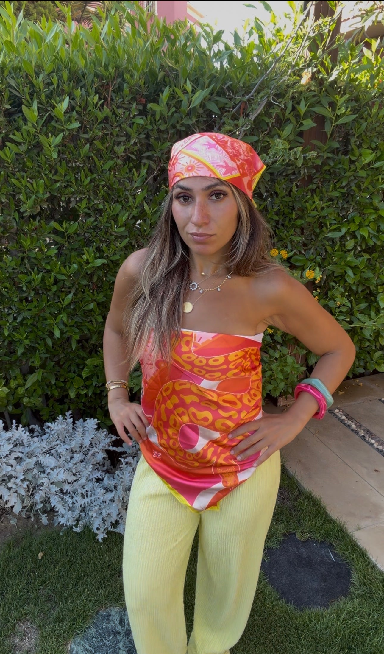 Pinky Snake Scarf