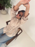 Contour Waist Linen Shirt